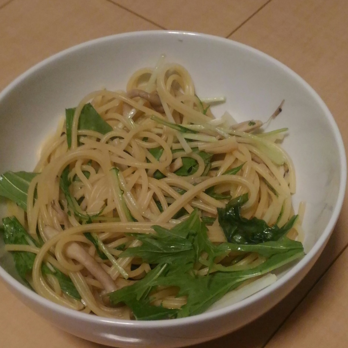 水菜ときのこのバター醤油パスタ レシピ 作り方 By 残りものおいしくし隊 楽天レシピ 水菜ときのこのバター醤油パスタ レシピ 作り方 By 残りものおいしくし隊 楽天レシピ